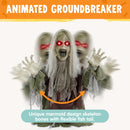 Zombie Groundbreaker with Glowing Eyes – Halloween Yard Decor