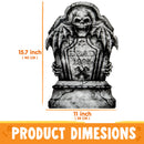 JOYIN 15.7" 6 PCS RIP Tombstones - Halloween Graveyard Yard Decoration