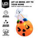 Halloween Inflatable Ghost 5ft with LED Lights – Outdoor Yard Decor