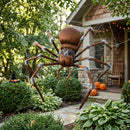 JOYIN 45" Brown Giant Spider - Halloween Outdoor Yard Decoration