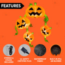 Joiedomi 10 FT Hanging Pumpkins - Let Halloween Hang From Your Roof