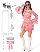 JOYIN 70s Disco Outfit for Women - Halloween Dress & Accessories Set