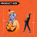 Joiedomi 5 FT Animated Pumpkin Inflatable with Cat - LED Outdoor Decor