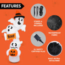 JOYIN Giant Overlap Ghost Inflatable - LED Halloween Outdoor Decoration