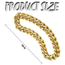 JOYIN Chunky Fake Gold Chain - Hip Hop Rapper Halloween Costume Jewelry