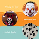 JOYIN 67" Animatronic Clown with Pop-Up Box - Motion Activated Halloween Prop
