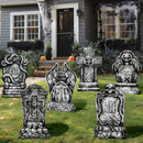 JOYIN 15.7" 6 PCS RIP Tombstones - Halloween Graveyard Yard Decoration