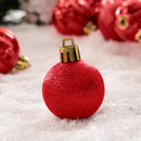 Joiedomi 24 PCS Red Christmas Balls - 1.6" Shatterproof Tree Ornaments