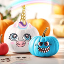 Klever Kits Halloween Pumpkin Decorating Kit - 10 Animal Designs for Kids
