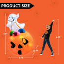 Halloween Inflatable Ghost 5ft with LED Lights – Outdoor Yard Decor