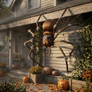 JOYIN 45" Brown Giant Spider - Halloween Outdoor Yard Decoration