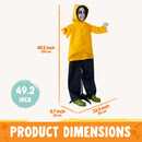 JOYIN Life Size Animatronic Ghost - Sound Activated Halloween Outdoor Decor