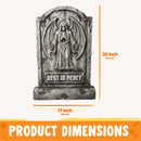 JOYIN 26" 5 PCS Extra Large Flat Tombstones - Halloween Yard Decor