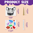 Klever Kits Halloween Pumpkin Decorating Kit - 10 Animal Designs for Kids