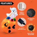 Halloween Inflatable Ghost 5ft with LED Lights – Outdoor Yard Decor