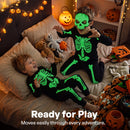 JOYIN Kids Skeleton Pajamas - Glow in the Dark 100% Cotton for 3T-8Y