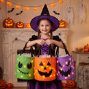 JOYIN 3 PCS Light Up Pumpkin Buckets - Glow While You Trick or Treat