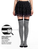 JOYIN Halloween Striped Over-the-Knee Socks - Thigh High Stockings for Women