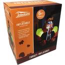 JOYIN 6 FT Thanksgiving Inflatable Turkey - LED Light Up Outdoor Decor