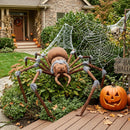 JOYIN 45" Brown Giant Spider - Halloween Outdoor Yard Decoration
