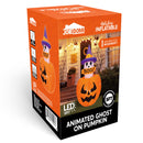 Joiedomi 5 FT Animated Pumpkin Ghost Inflatable - LED Outdoor Decor