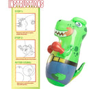 JOYIN 47" Inflatable T-Rex Dinosaur Bopper - Bounce-Back Punching Toy
