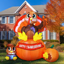 JOYIN Turkey on Pumpkin - A Thanksgiving Duo That Glows