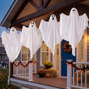JOYIN 4 PCS 27.5" Hanging Ghosts - Halloween Outdoor Yard Decoration