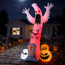 Halloween Inflatable Ghost Skeleton 12ft with LED | Outdoor Yard