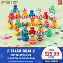 JOYIN 24 Pcs Patriotic Rubber Ducks, 2.6" Toys, 8 Designs