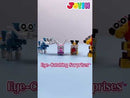 26pcs Building Blocks Animals Prefilled Hearts with Kids Valentines Cards