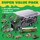 10-in-1 Die-cast Military Army Mini Vehicle Toy Set