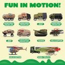 10-in-1 Die-cast Military Army Mini Vehicle Toy Set
