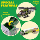 10-in-1 Die-cast Military Army Mini Vehicle Toy Set