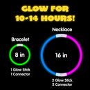 100Pcs Glow sticks 8in