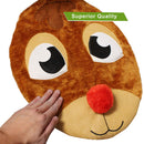 Reindeer Christmas Toilet Seat Cover, 5 Pcs