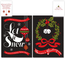 6.25in Greeting Cards (Black), 72 Pcs