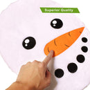 5 Pieces Christmas Snowman Theme Bathroom Decoration Set