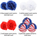 July 4th Party Supplies, 21 Pcs