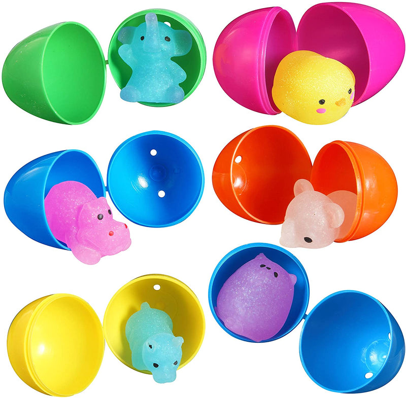 24Pcs Mochi Squishies Prefilled Easter Eggs