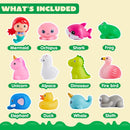12 Packs Light-Up Bath Toys