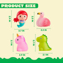 12 Packs Light-Up Bath Toys