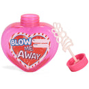 12Pcs Big Heart-shaped Bubble Wands