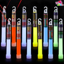 12Pcs Kids Valentines Cards with Large glow sticks-Classroom Exchange Gifts