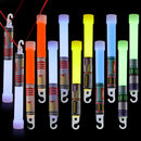 12Pcs Kids Valentines Cards with Large glow sticks-Classroom Exchange Gifts