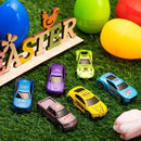 12Pcs Die Cast Cars Prefilled Easter Eggs 3.2in