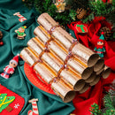 12Pcs Rose Gold Pattern Christmas Cracker Set