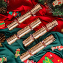 12Pcs Rose Gold Pattern Christmas Cracker Set