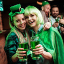 12Pcs St Patrick's Green Mug Bead Necklaces