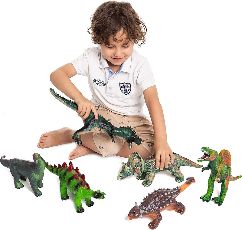 12in to 14in Dinosaurs Pack, 6 Pcs